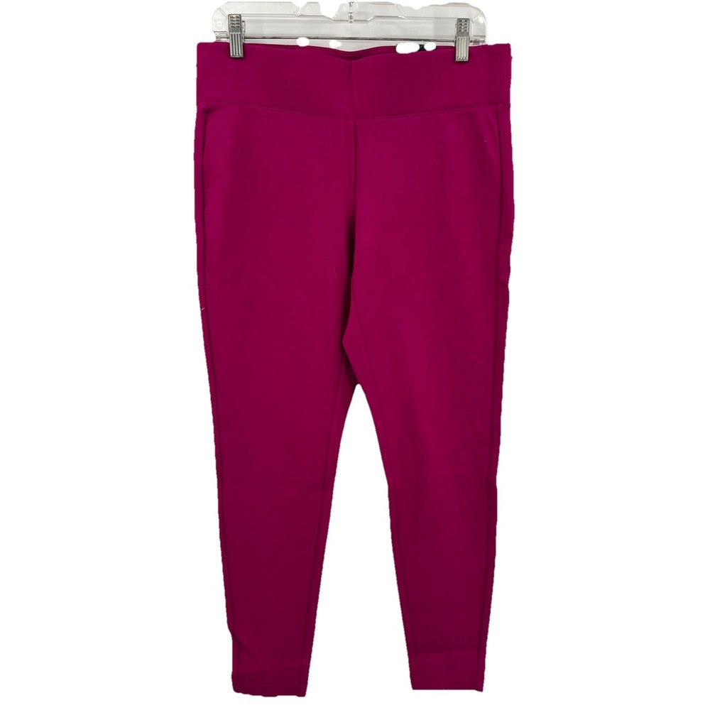 NWT Torrid Pants Womens SZ 00 M/L Magenta Pink Slim Fix Pixie Stretch Ponte‎